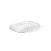 Paperway 1000ml Rectangle Container PP Lid 50Pk