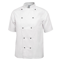 Whites Chicago Unisex Short Sleeve Chefs Jacket - L