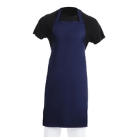 Whites Polycotton Bib Apron Navy Blue 96(H) x 71(L)cm