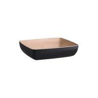 Zicco Melamine Echo Black / Birch Bowl 325x265x75mm