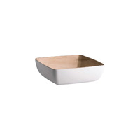 Zicco Melamine Echo White / Birch Serving Bowl 250x250x120mm