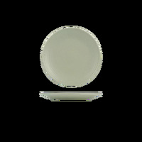 Zuma Pistachio Round Ribbed Plate 210mm