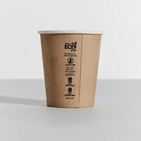 Pinnacle 8oz Single Wall Truly Eco Kraft Cup Ctn 1000