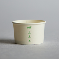 5oz Ice Cream Truly Eco Cup - White, 1000ctn 