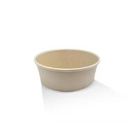 PE Coated Bamboo Kraft Salad Bowl 25oz 300Ctn