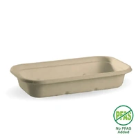 750ml Natural Plant Fibre Takeaway Base Ctn 500