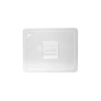 Polycarbonate Food Pan Cover Clear 1/3 Solid 