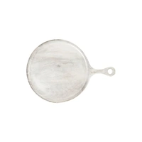 Mangowood Serving board White Round 300mm