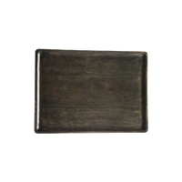Chef Inox Rectangular Serving Board Dark 360x180x15mm