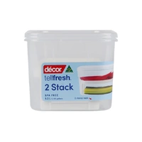 Decor Tellfresh 2 Storey Food Container with Rack 5L