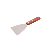 Pan Scraper - Stainless Steel with Wood Handle