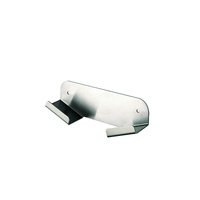 Piazza Wall Mounted Heavy Duty Bracket S/S 1 Space 19x4x6cm