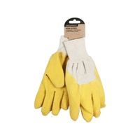 Cotton Latex Crinkle Grip Gloves