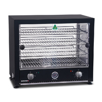 Roband PMB50L Black Pie oven with light and single door