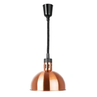 Retractable Dome Heat Shades - Copper  Finish