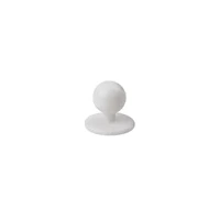 Whites Chef Button White (12)