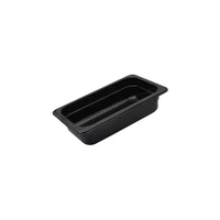 Black Polycarbonate Food Pan 1/3 100mm
