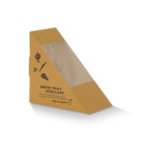 Sandwich Wedge kraft 25pk