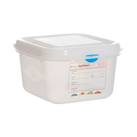 Gastronox Air-Tight Container With Lid 1/6 100mm