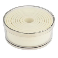 Vogue Plain Round Nylon Pastry Cutters (9 Pack)