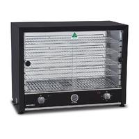Roband PMB100L Black Pie oven with light and single side door
