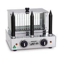 Hot Dog Unit & Bun Warner M3 Three Spikes Non Stick 