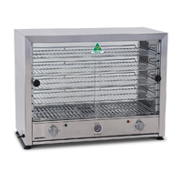 Roband PM100LG Pie Oven with light and glass doors on both sides