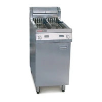 Austheat AF822 Freestanding Electric Fryer Twin Pan Two Baskets 2x 14Ltr