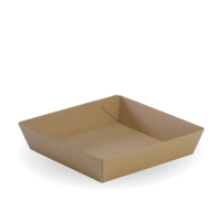Corrugated Kraft Tray 4 (125 Pk)