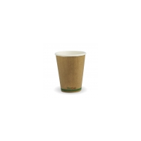 8oz (80mm) Bio Cup Double Wall 50sleeve Kraft