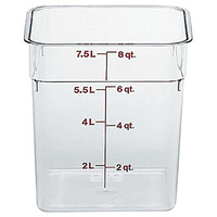CAMBRO Camwear Storage Container 7.6L Clear