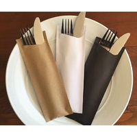 Nochetta Kraft Cutlery Paper Holder 3200 Ctn