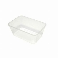 750ml Plastic Rectangle Container 50 Sleeve