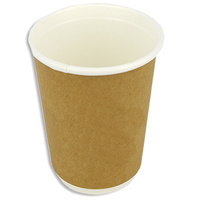 Double Wall Brown Coffee Cup 8oz 500Ctn