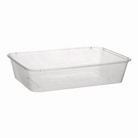 500ml Rectangle Plastic Container 50Pk