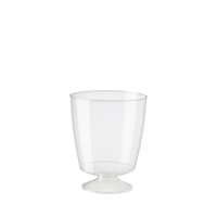Castaway Plastic Wine Cups 185ml Ctn 250