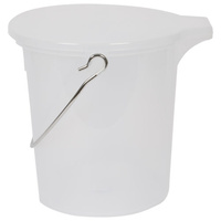 Clear 10LT Approved Measuring Bucket