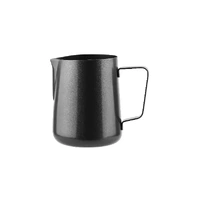 Water/Milk Frothing Jug 600ml Black Finish 