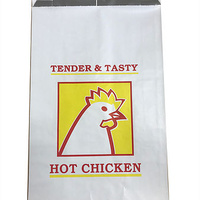 ExLrg Chicken Foil Bags - printed 250pk
