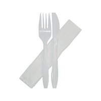 Cutlery Pack - Fork, Knife & Napkin Combo 500ctn