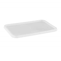 Lid Plastic Rectangle Container 500ctn (Fits 500/750/1000ml)