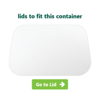 Foil Container Lids to fit Square Shallow 255ml pk250