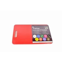Chef Inox Red Cutting Board 230 x 380mm