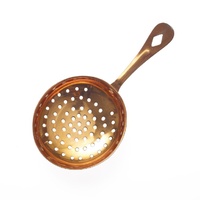 Copper Ice Scoop/Julep Round Perforated