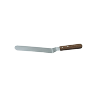 Chef Inox Spatula Cranked S/S 250x39mm 10" Wood