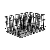 Glass Basket-PVC Black 30-Comp