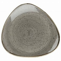 Churchill Stonecast Peppercorn Triangle Plate 229mm