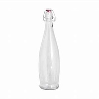 Trenton Modern Glass Water Bottle Clear 1000ml