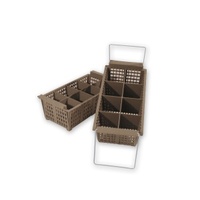 Cater-Rax Cutlery Basket -  8 compartments (no handles)