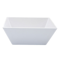 White Square Bowl 300x300x115mm Melamine